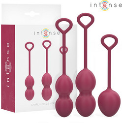 Intense Charli Kegel Σετ Κολπικές Μπάλες Burgundy 3τμχ