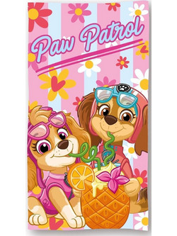 Dimcol Nickelodeon Patrol Paw 002 Παιδική Πετσέτα Θαλάσσης Microfiber Ροζ 70x140cm