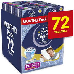 Babylino Kids Safe Pants Nights Boy 13+y Πάνες Βρακάκι 48-60kg 72τμχ
