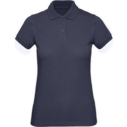 B & C Γυναικεία Μπλούζα Polo Κοντομάνικη Navy Μπλε PW440