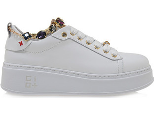 Gio+ Γυναικεία Sneakers Flatforms Λευκά U197A1843-652