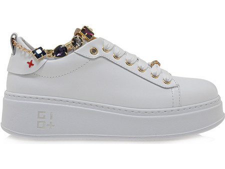 Gio+ Γυναικεία Sneakers Flatforms Λευκά U197A1843-652