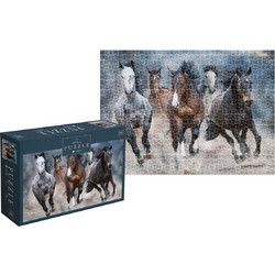 Puzzle interDRUK Wild Horses 3 1000 Κομμάτια