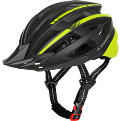 Wozinsky HT-28VCZ Κράνος Ποδηλάτου Βουνού Μαύρο Lime