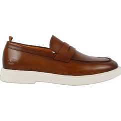 Versace 19V69 Ανδρικά Μοκασίνια Loafers Δερμάτινα Ταμπά YO676701-187B