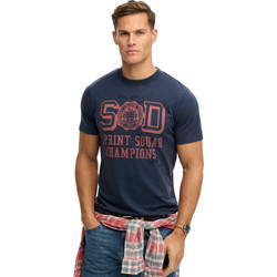 Superdry Ανδρικό Αθλητικό T-Shirt Μπλε M1012363A-JUA