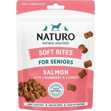 Naturo Soft Bites Senior with Salmon, Cranberry & Carrot 70gr