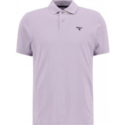 Barbour Ανδρική Μπλούζα Polo Κοντομάνικη Λιλά MML1367