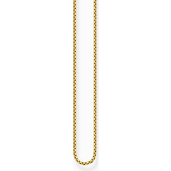 Thomas Sabo Γυναικείο Κολιέ Αλυσίδα από Ασήμι 925 Επιχρυσωμένο KE2227-413-39-L50V