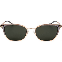 Safilo Trama 04/s KB7 Γυναικεία Γυαλιά Ηλίου Πεταλούδα Μεταλλικά Χρυσά με Μαύρο Φακό