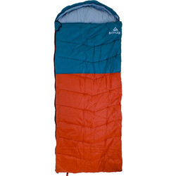 Bigfour Cuesta 300 Sleeping Bag Μονό Μπλε Κόκκινο 12374
