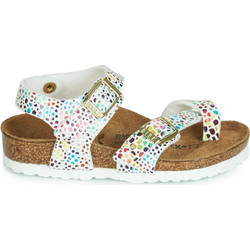 Birkenstock Taormina Παιδικά Πέδιλα για Κορίτσι Ανατομικά Λευκά Πολύχρωμα 100945