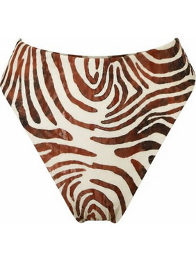 Sugarfree Ψηλόμεσο Bikini Slip Animal Print Μπεζ Καφέ 26802104-310