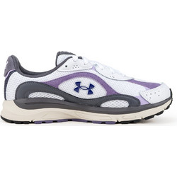 Under Armour Tech Runner Low Γυναικεία Sneakers Λευκά Μωβ 6007575-101