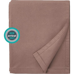 Isadore Lorraine Σεντόνι Μονό Βαμβακερό 160x260 152TC Taupe