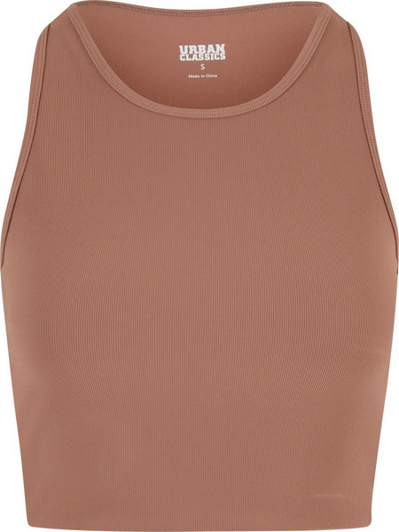 Urban Classics Γυναικείο Καλοκαιρινό Crop Top Ριπ Ταμπά TB7802-02803