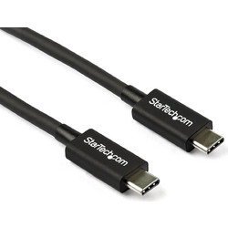 StarTech TBLT34MM80CM Thunderbolt 3 USB-C to USB-C 0.8m Black