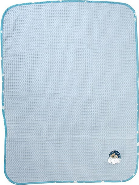 Dimcol Cloudy Bear 175 Κουβέρτα Κούνιας Πικέ 100x160 Γαλάζια