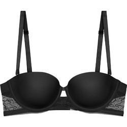 Triumph Comfort Contour Σουτιέν Strapless με Ελαφριά Ενίσχυση με Μπανέλα Μαύρο 10226400-0004