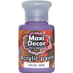 Maxi Decor 042 Purple Ακρυλικό Χρώμα Ζωγραφικής 60ml