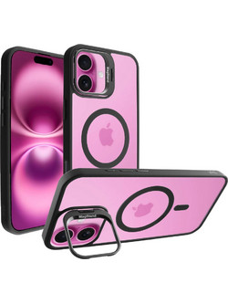 Idol 1991 MagStand Clear Camera Guard Black (iPhone 16 Plus)