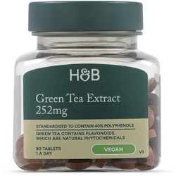 Holland & Barrett Green Tea Extract 252mg 90 Ταμπλέτες