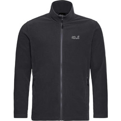 Jack Wolfskin Ανδρική Ζακέτα Fleece με Φερμουάρ Μαύρη A65793-6000