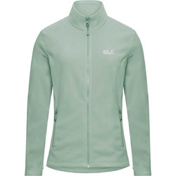 Jack Wolfskin Γυναικεία Ζακέτα Φούτερ Κοντή με Φερμουάρ Πράσινο Mint A65796-E0272