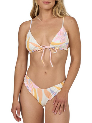 Salty Crew Bikini Set Τριγωνάκι Ροζ Εκρού 25035032W/30335233W-OFF