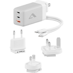 Alogic WCM3X67G Φορτιστής με Καλώδιο USB-C με Θύρα USB-A & 2 Θύρες USB-C 67W Quick Charge 4.0+ & Power Delivery