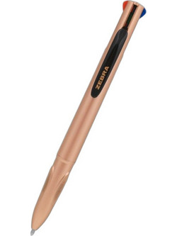 Zebra Z-Grip Smooth Rose Gold Στυλό Διαρκείας 1mm Πολύχρωμο ZB-81460