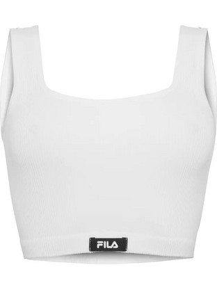 Fila Αθλητικό Μπουστάκι με Χαμηλή Στήριξη Λευκό FU6365-300