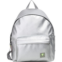 Lyc Sac The Drop Happy Life Σχολική Τσάντα Πλάτης Γυμνασίου - Λυκείου Ασημί 71517
