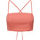 Only Γυναικείο Καλοκαιρινό Crop Top Κοραλί 15283899