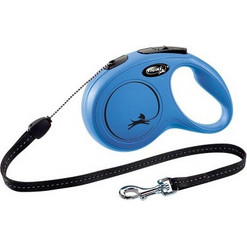 Flexi New Classic Πτυσσόμενο Λουρί Σκύλου έως 12kg 5m Μπλε