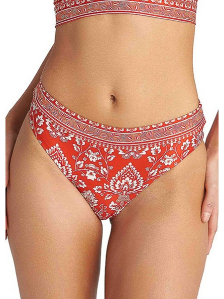 BLU4U Coral Damask Bikini Slip Κοραλί 26365422-20