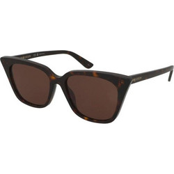 Alexander McQueen AM0556S 002 Γυναικεία Γυαλιά Ηλίου Πεταλούδα Κοκάλινα Ταρταρούγα με Καφέ Φακό