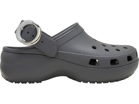 Crocs Women Classic Platform Buckle Clog CARBON 213230-0YK