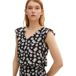 Tom Tailor Γυναικείο Καλοκαιρινό Top Μαύρο 1031290-29563