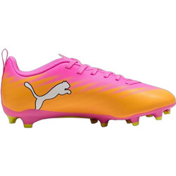 Puma Ultra 6 Play FG/AG 108705-05 Παιδικά Ποδοσφαιρικά Παπούτσια με Τάπες Πορτοκαλί Ροζ