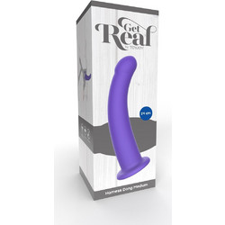 ToyJoy Get Real Lace Medium Harness Strap On με Dildo 14cm Μωβ