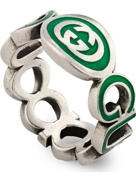 Gucci Interlocking G Γυναικείο Δαχτυλίδι Βεράκι από Ασήμι 925 YBC753640001