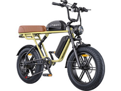 Engwe M1 1686 Ηλεκτρικό Fat Bike 20" 250W με 7 Ταχύτητες και Δισκόφρενα Κίτρινο