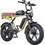 Engwe M1 1686 Ηλεκτρικό Fat Bike 20" 250W με 7 Ταχύτητες και Δισκόφρενα Κίτρινο