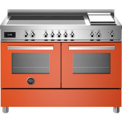 Bertazzoni AJ0PJKRESE.00 Κουζίνα Ηλεκτρική με Εστίες Αερίου & Ρεύματος 119.5cm