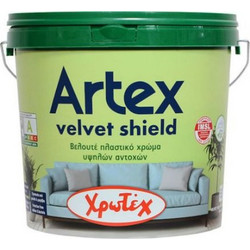 Χρωτέχ Artex Velvet Shield Πλαστικό Χρώμα Εσωτερικού Χώρου 9lt