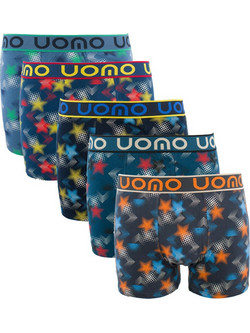 Uomo Ανδρικά Μποξεράκια Σετ 5Pack Πολύχρωμα 1008