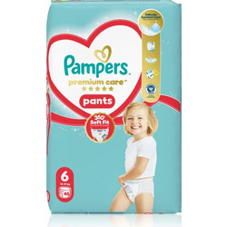 Pampers Premium Care Pants Πάνες Βρακάκι No6 13-19kg 46τμχ