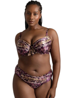Dorina Amnesia Bikini Slip Μωβ Μπεζ FXHI0021MI128-CO0075