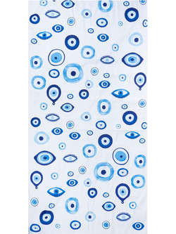 Estia Πετσέτα Θαλάσσης Microfiber Λευκή 90x180cm 01-44589